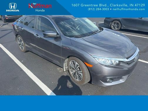 Modern Steel Metallic 2018 Honda Civic EX-L