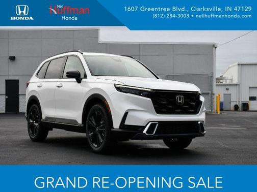 Platinum White Pearl 2026 Honda CR-V Hybrid Sport Touring AWD