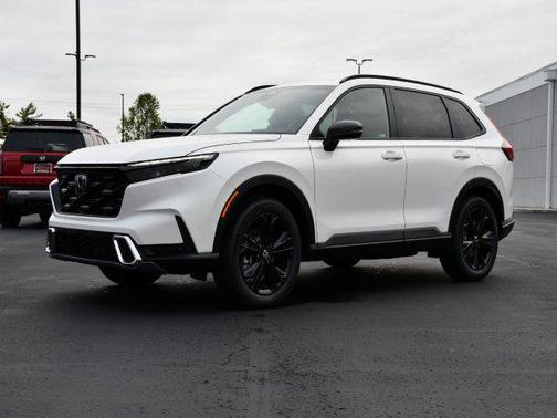 Platinum White Pearl 2026 Honda CR-V Hybrid Sport Touring AWD