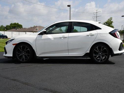 Platinum White Pearl 2019 Honda Civic Sport