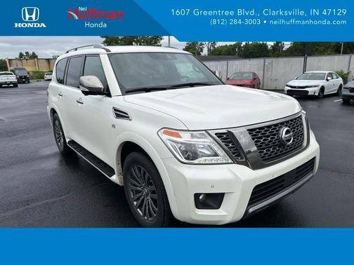 Pearl White Tricoat 2019 Nissan Armada Platinum