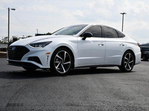 Quartz White 2021 Hyundai SONATA SEL Plus