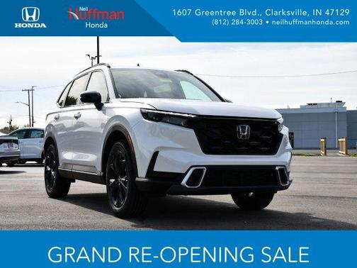 Platinum White Pearl 2026 Honda CR-V Hybrid Sport Touring AWD