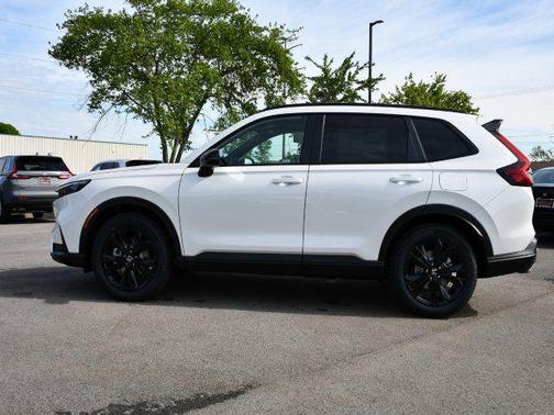 Platinum White Pearl 2026 Honda CR-V Hybrid Sport Touring AWD