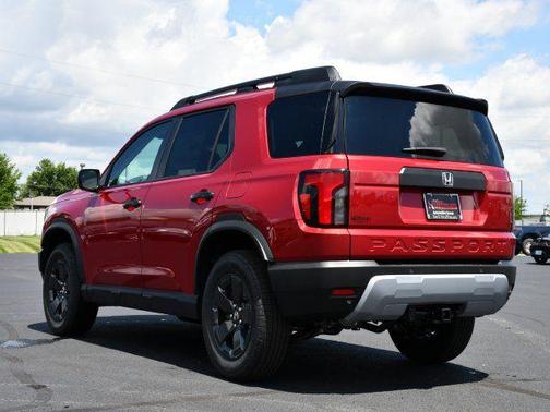 Radiant Red Metallic II 2026 Honda Passport AWD RTL Towing