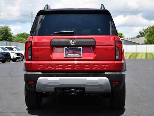 Radiant Red Metallic II 2026 Honda Passport AWD RTL Towing