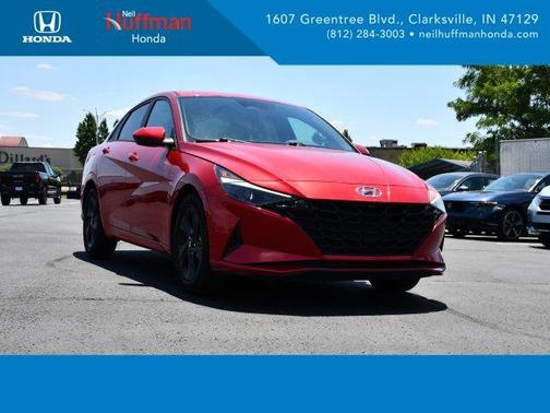 Calypso Red 2021 Hyundai ELANTRA SEL