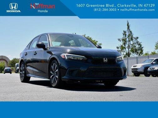 Crystal Black Pearl 2022 Honda Civic EX