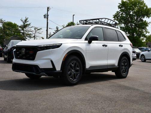 Platinum White Pearl 2026 Honda CR-V Hybrid TrailSport AWD