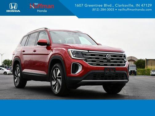 Aurora Red Metallic 2024 Volkswagen Atlas 2.0T SEL