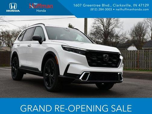 Platinum White Pearl 2026 Honda CR-V Hybrid Sport Touring AWD