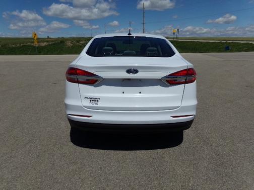 White 2019 Ford Fusion S