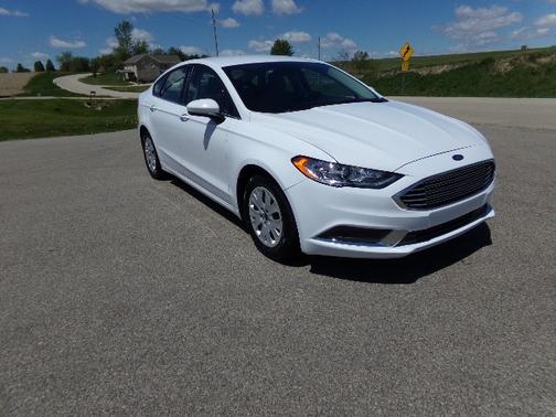 White 2019 Ford Fusion S