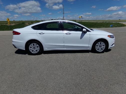 White 2019 Ford Fusion S