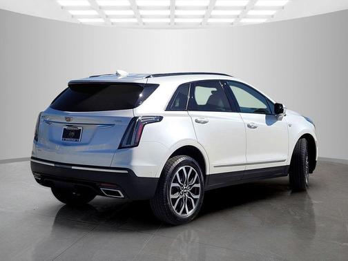 Crystal White Tricoat 2025 Cadillac XT5 Sport