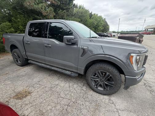 Gray 2021 Ford F-150 Lariat