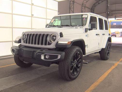 Bright White Clearcoat 2025 Jeep Wrangler 4xe Sahara