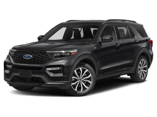 Agate Black Metallic 2024 Ford Explorer ST-Line