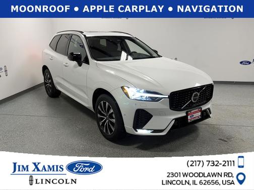 Crystal White Metallic 2025 Volvo XC60 B5 Plus