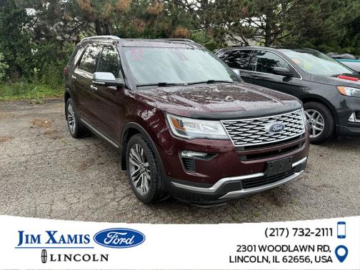 Burgundy Velvet Metallic Tinted Clearcoat 2019 Ford Explorer Platinum
