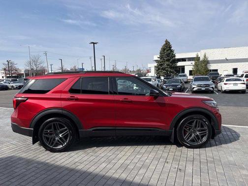 Rapid Red Metallic Tinted Clearcoat 2025 Ford Explorer ST