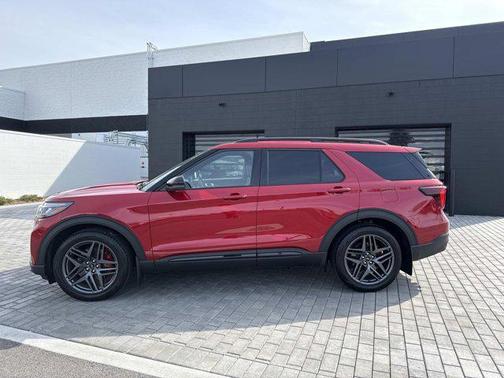 Rapid Red Metallic Tinted Clearcoat 2025 Ford Explorer ST