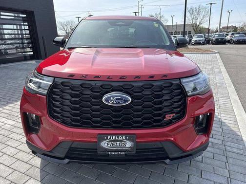 Rapid Red Metallic Tinted Clearcoat 2025 Ford Explorer ST