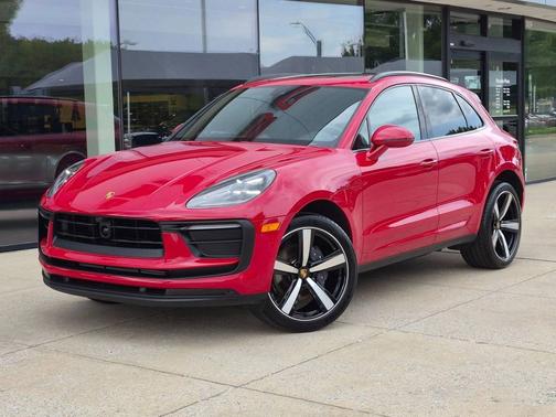 Carmine Red 2025 Porsche Macan