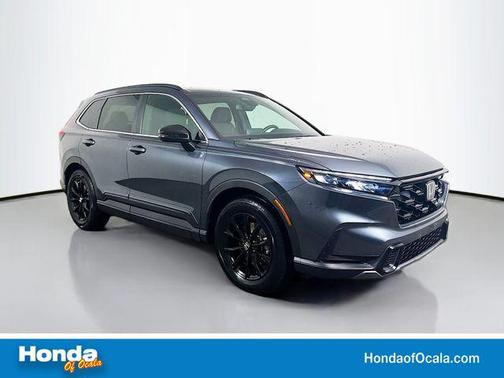 Meteorite Gray Metallic 2024 Honda CR-V Hybrid Sport