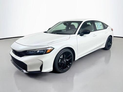 Platinum White Pearl 2026 Honda Civic Sport