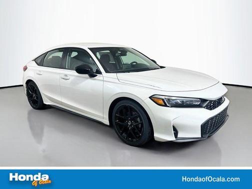 Platinum White Pearl 2026 Honda Civic Sport
