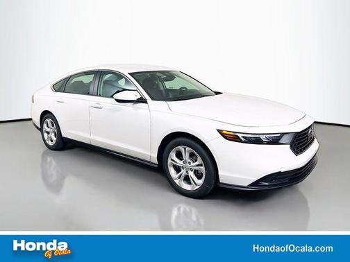 Platinum White Pearl 2026 Honda Accord LX