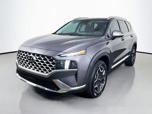 Gray 2021 Hyundai SANTA FE HEV Limited