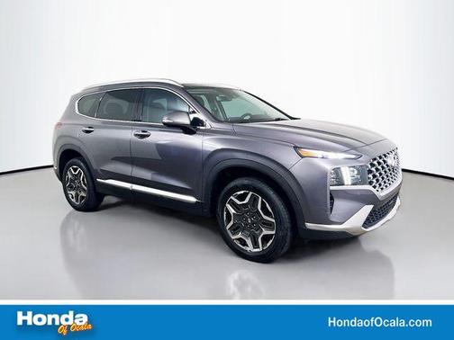 Gray 2021 Hyundai SANTA FE HEV Limited