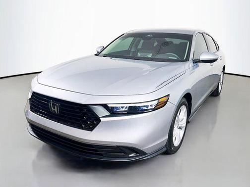 Solar Silver Metallic 2025 Honda Accord LX