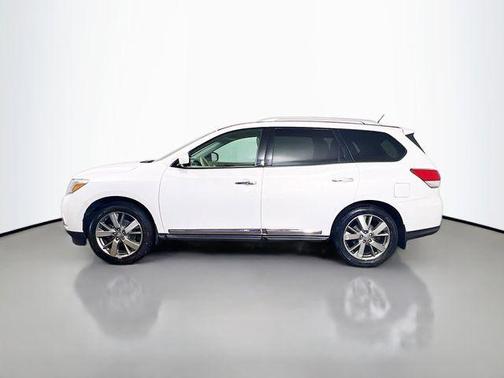 Moonlight White 2014 Nissan Pathfinder Platinum