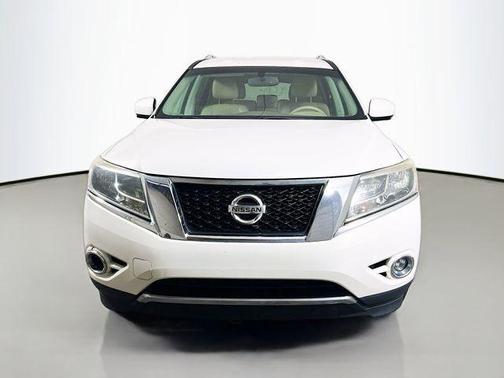 Moonlight White 2014 Nissan Pathfinder Platinum