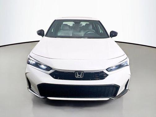 Platinum White Pearl 2026 Honda Civic Hybrid Sport Touring
