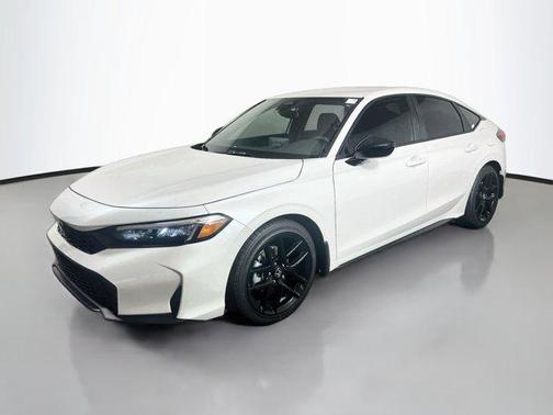Platinum White Pearl 2026 Honda Civic Sport