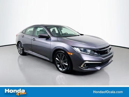 Modern Steel Metallic 2021 Honda Civic EX-L