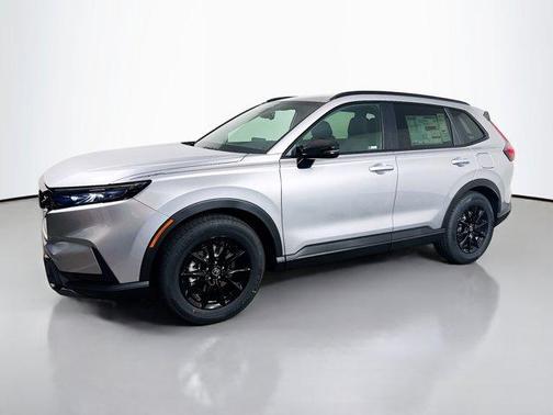 Solar Silver Metallic 2026 Honda CR-V Hybrid Sport