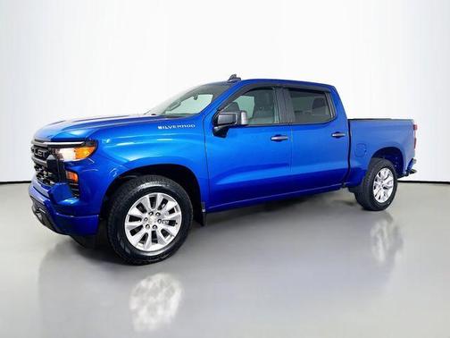Glacier Blue Metallic 2022 Chevrolet Silverado 1500 Custom