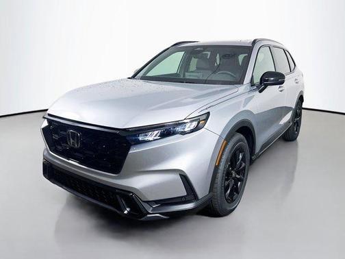 Solar Silver Metallic 2026 Honda CR-V Hybrid Sport-L