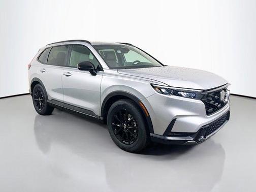 Solar Silver Metallic 2026 Honda CR-V Hybrid Sport-L