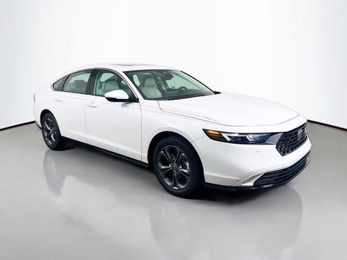Platinum White Pearl 2026 Honda Accord Hybrid EX-L