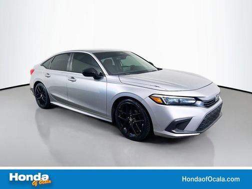 Silver 2022 Honda Civic Sport