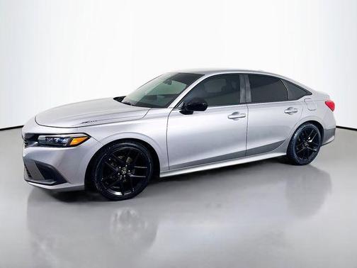 Silver 2022 Honda Civic Sport