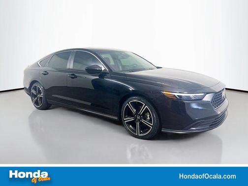 Crystal Black Pearl 2024 Honda Accord Hybrid Sport