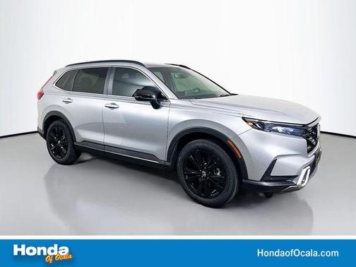 Lunar Silver Metallic 2024 Honda CR-V Hybrid Sport Touring