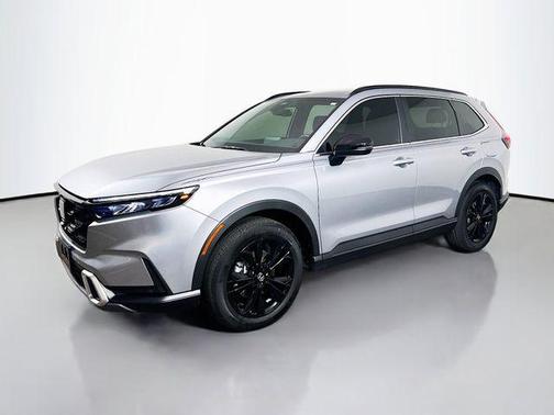 Lunar Silver Metallic 2024 Honda CR-V Hybrid Sport Touring